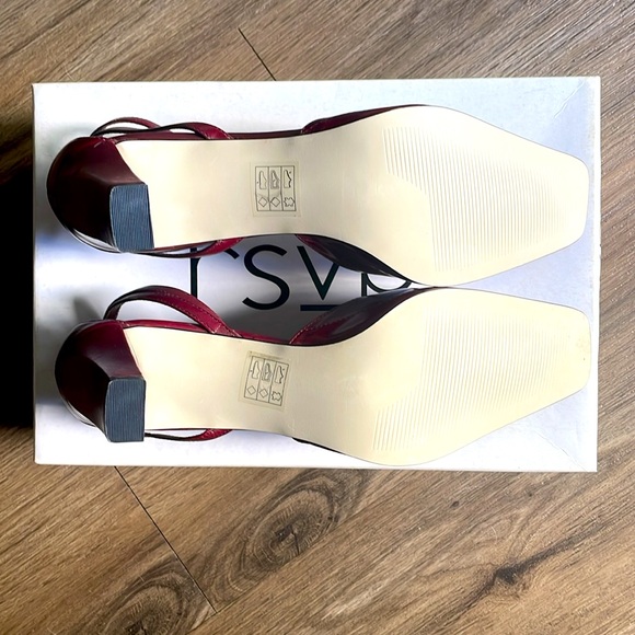 NEW RSVP Wine Sling Back High Heels 7.5W - Picture 6 of 9